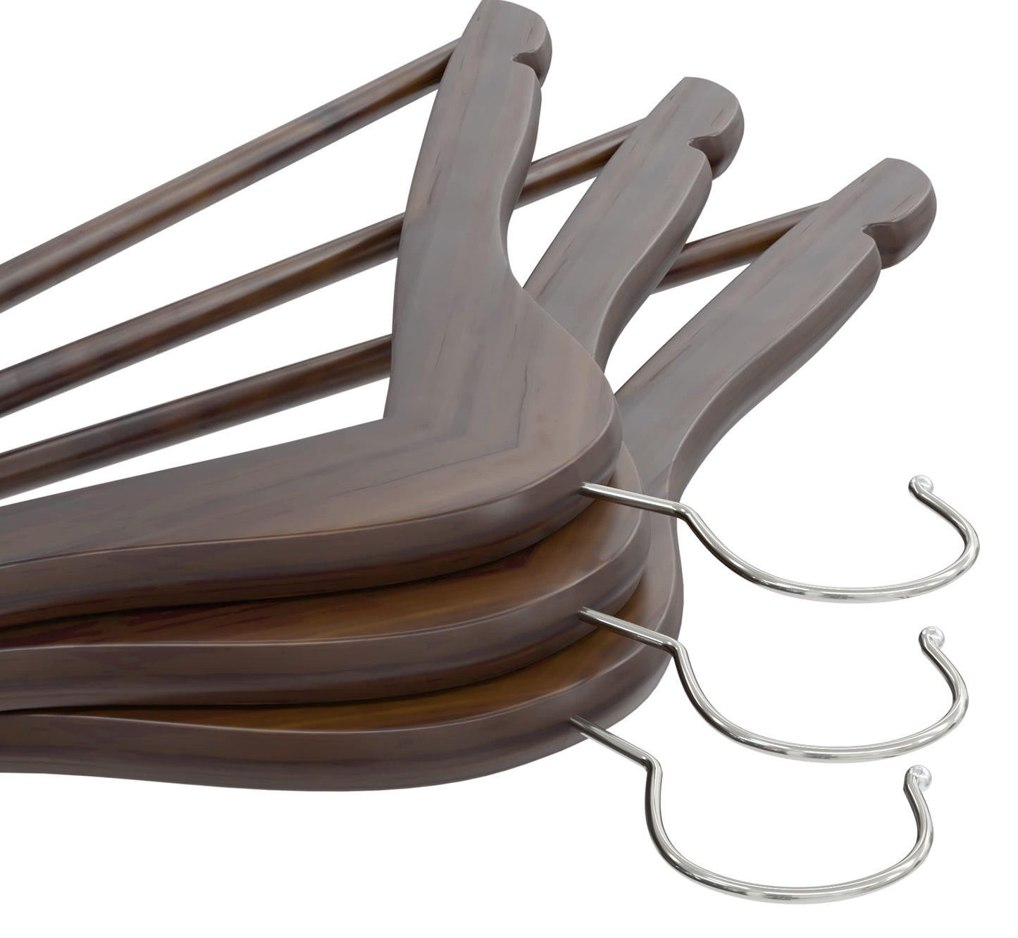 Utopia Home Premium Wooden Hangers 30 Pack - Durable & Slim Coat Hanger - Suit Hangers with 360-Degree Rotatable Hook - Wood Hangers