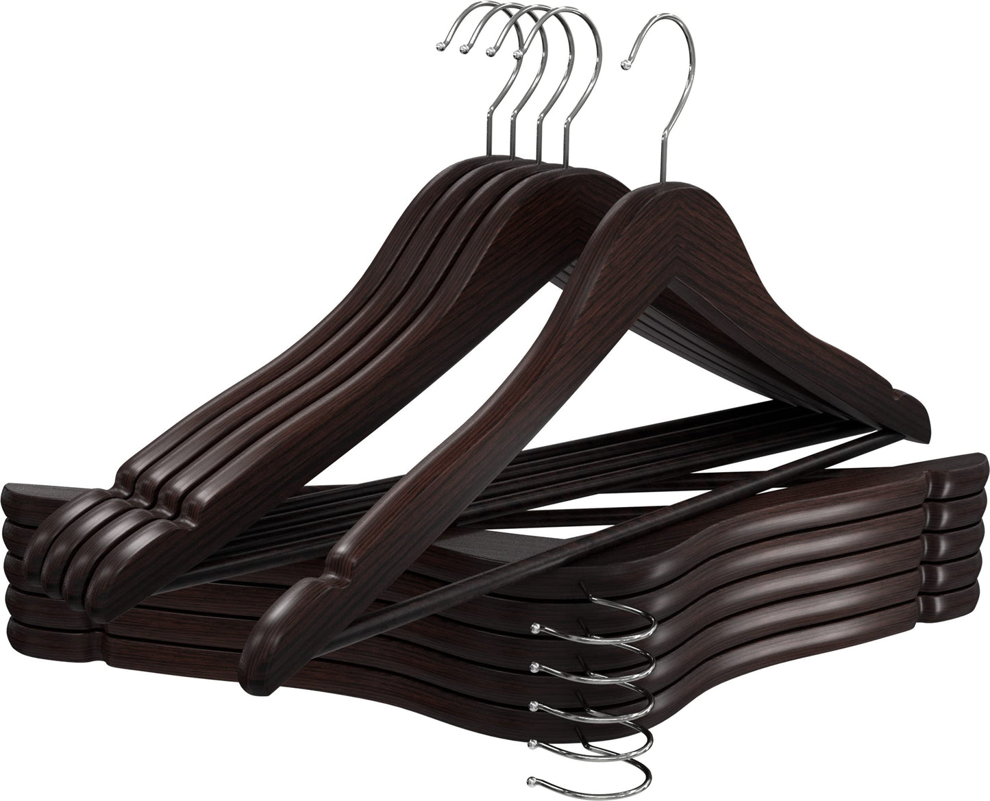 Utopia Home Premium Wooden Hangers 30 Pack - Durable & Slim Coat Hanger - Suit Hangers with 360-Degree Rotatable Hook - Wood Hangers