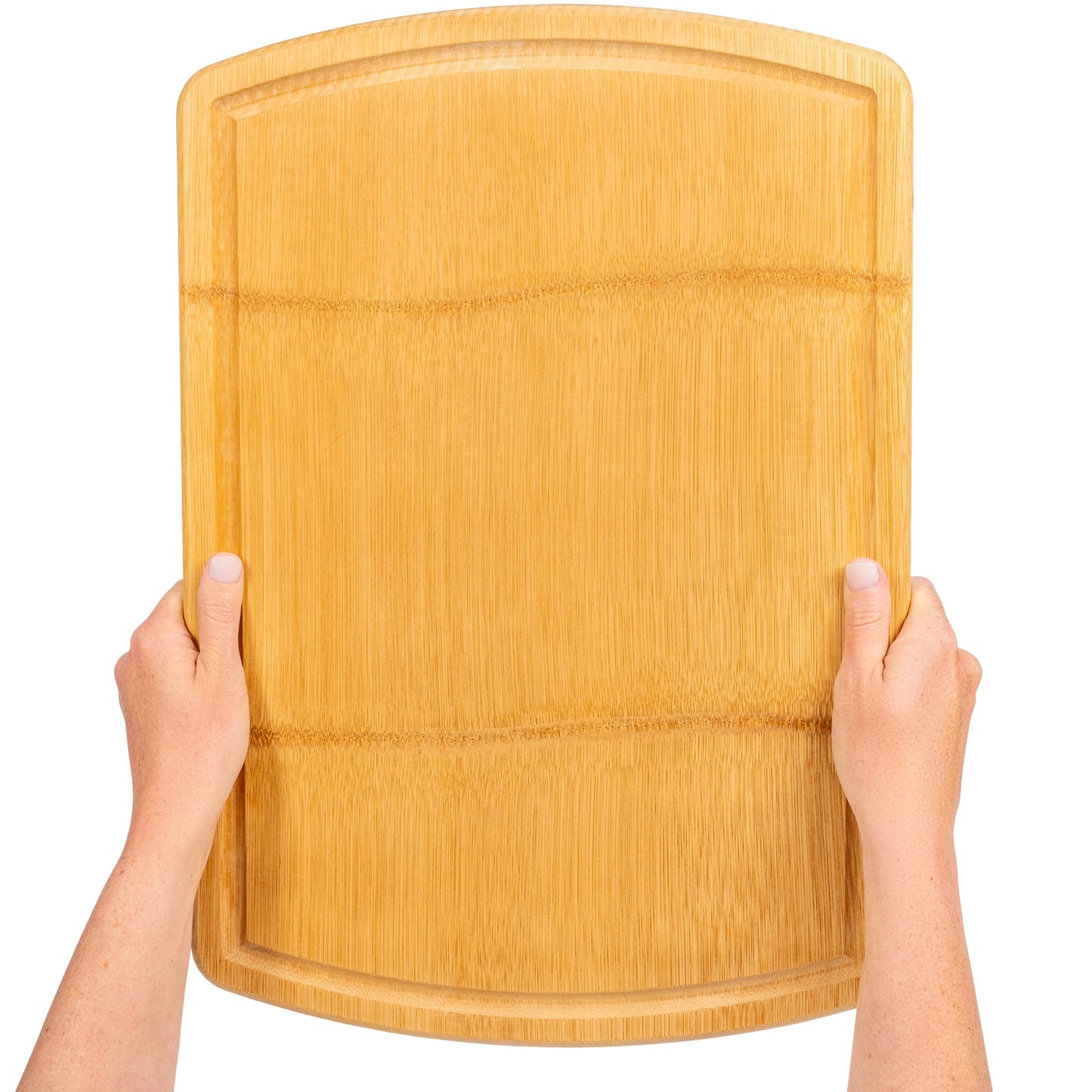 GREENER CHEF 18 Inch Extra Large Bamboo Cutting Board with Lifetime Replacements - Wood XL Cutting Boards for Kitchen