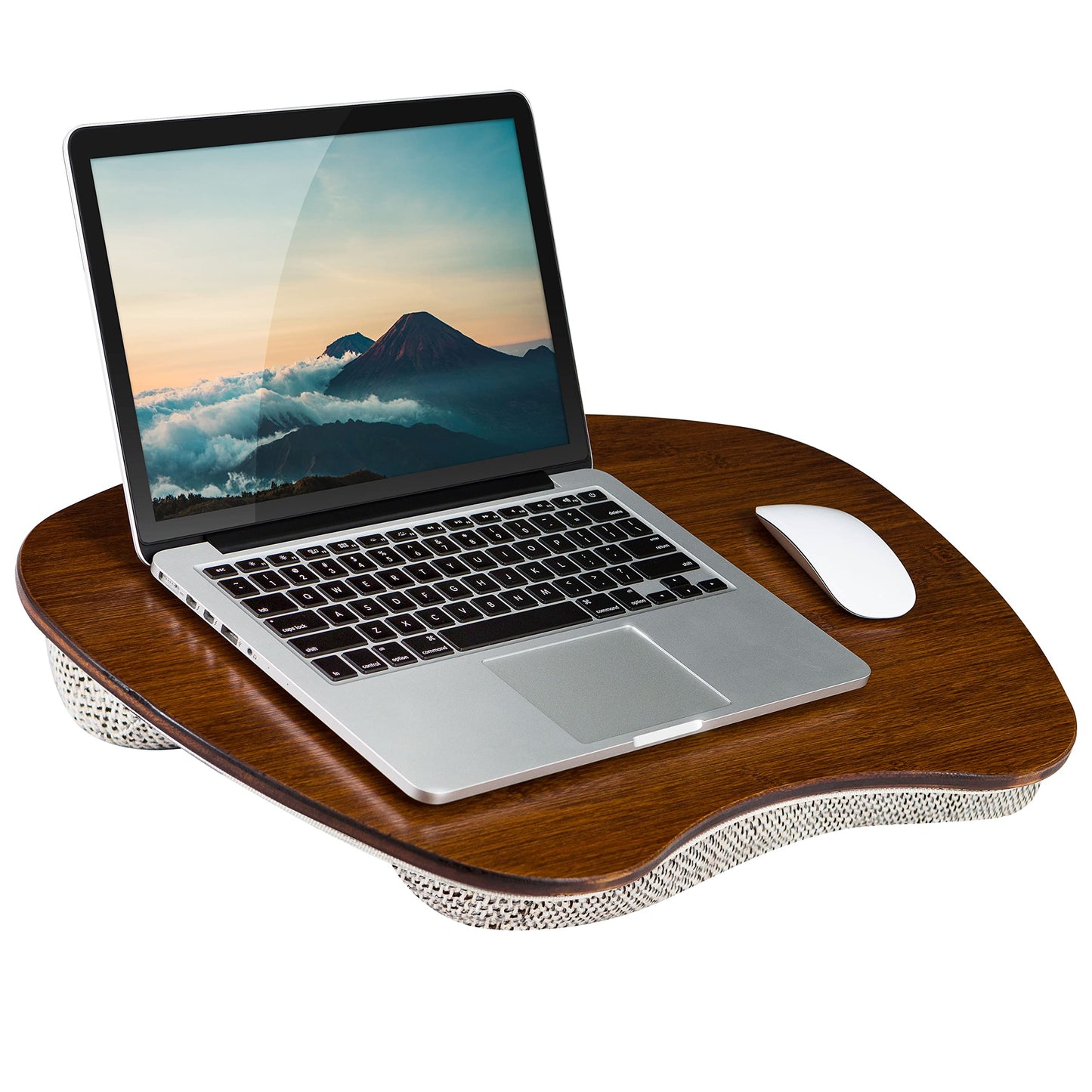 LAPGEAR Extra Large Bamboo Lap Desk - Natural - Fits up to 17.3 Inch Laptops - Style No. 91687